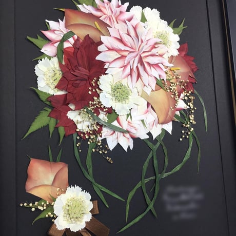【オンラインストア限定商品】記念（お祝い）の花束を残す｜ノアール　ブーケスタイル