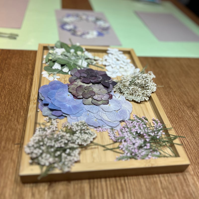 押し花のお教室_親子で作ろう！🎄クリスマスリース作り🎄 | BLOOM MAISON