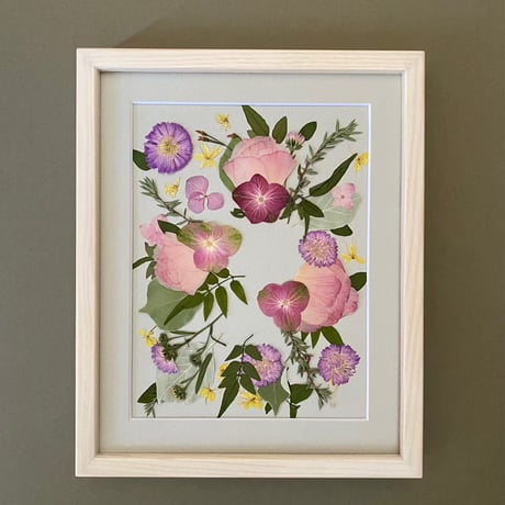 押し花のお教室：プティレッスン《フォトフレーム》