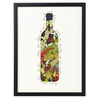 押し花アート_rêve ※レーヴ＿ワインボトル１