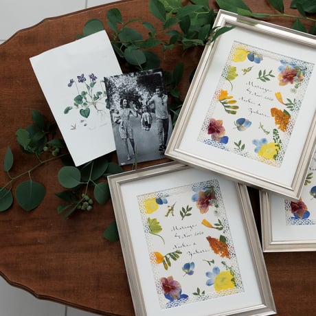 結婚式や挙式のブーケ（花束）：プティ(3枚)　アートスタイル