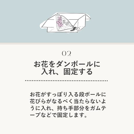 お花の送り方《オーダーメイドご注文の方へ》