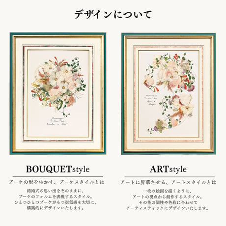 記念（お祝い）の花束を残す｜ボヌール　アートスタイル