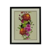 押し花ギフト【REGALOコレクション】ミル・フォア～連なる感謝～ ダリアの押し花アート｜BLOOMART【結婚記念・還暦祝い】W372×H448×D22（㎜）