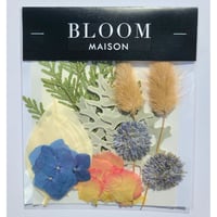 押し花｜花材セット アジサイ Pressed Flower Kit インテリア・ギフト・ウェルカムボードなどのハンドメイドに　F-980 BLOOM MAISON
