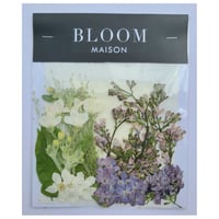 押し花｜花材セット ライラック Pressed Flower Kit インテリア・ギフト・ウェルカムボードなどのハンドメイドに　F-1086 BLOOM MAISON