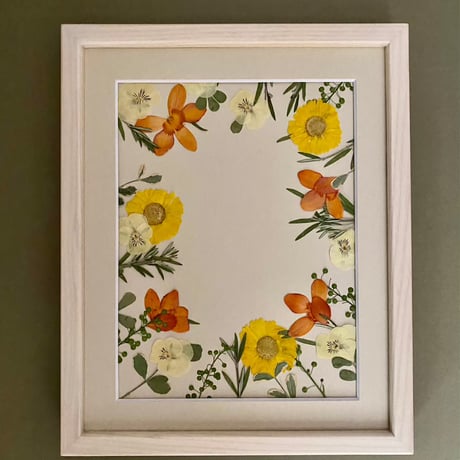 押し花のお教室：プティレッスン《フォトフレーム》