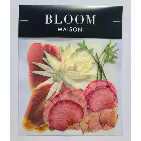 押し花｜花材セット スイートピー Pressed Flower Kit インテリア・ギフト・ウェルカムボードなどのハンドメイドに　F-845 BLOOM MAISON