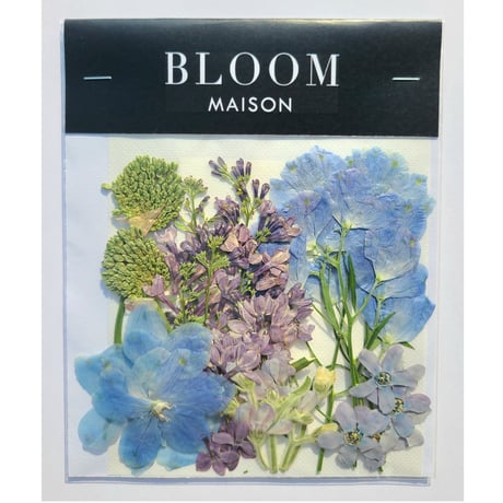押し花｜花材セット ライラック Pressed Flower Kit インテリア・ギフト・ウェルカムボードなどのハンドメイドに　F-1056 BLOOM MAISON