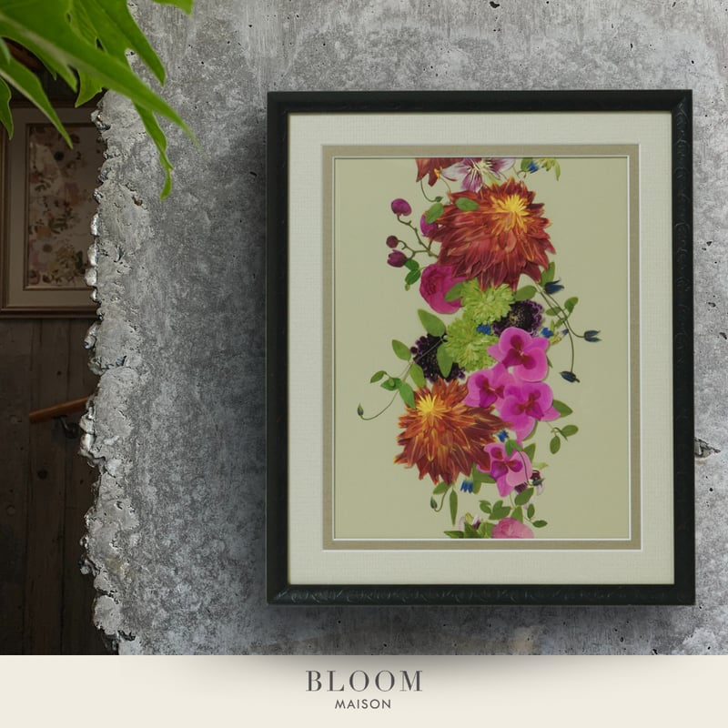 押し花ギフト【REGALOコレクション】ミル・フォア～連なる感謝