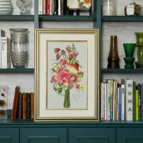 記念（お祝い）の花束を残す｜ブリエ　ブーケスタイル