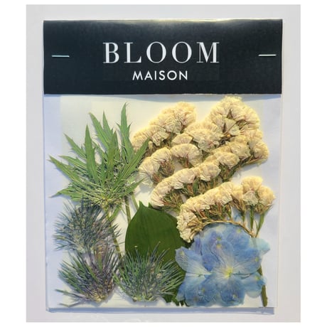 押し花｜花材セット イタリアンルスカス Pressed Flower Kit インテリア・ギフト・ウェルカムボードなどのハンドメイドに　F-1049 BLOOM MAISON
