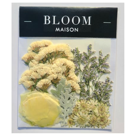 押し花｜花材セット HBスターチス Pressed Flower Kit インテリア・ギフト・ウェルカムボードなどのハンドメイドに　F-1069 BLOOM MAISON
