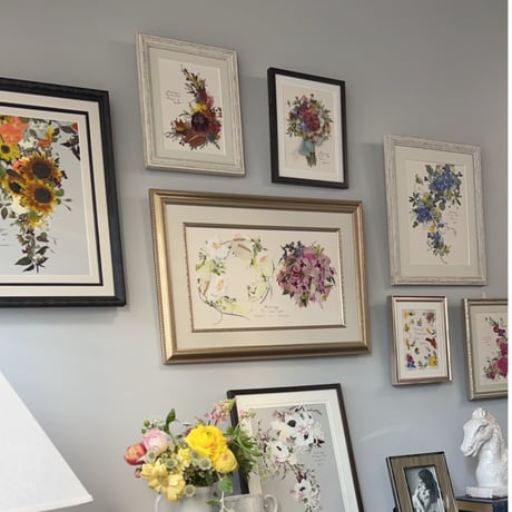 記念（お祝い）の花束を残す｜アンジュS　アートスタイル