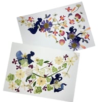 押し花のお教室：七夕限定！プティレッスン《イラスト×押し花》