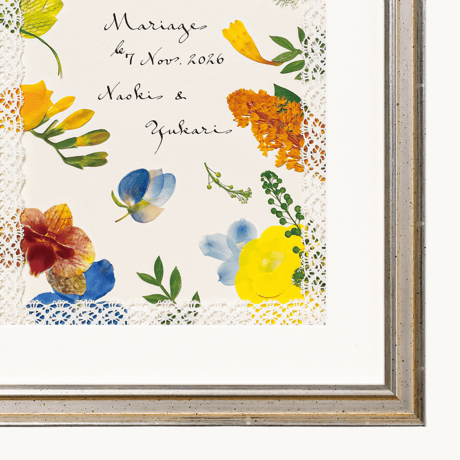 記念（お祝い）の花束を残す｜プティ（２枚） アートスタイル