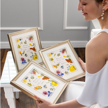 結婚式や挙式のブーケ（花束）：プティ(3枚)　アートスタイル