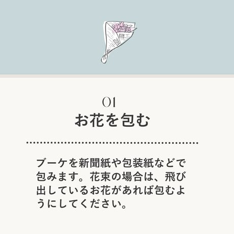 お花の送り方《オーダーメイドご注文の方へ》