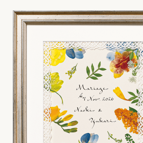 結婚式や挙式のブーケ（花束）：プティ(3枚)　アートスタイル