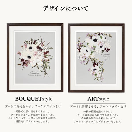 記念（お祝い）の花束を残す｜ショコラL　ブーケスタイル