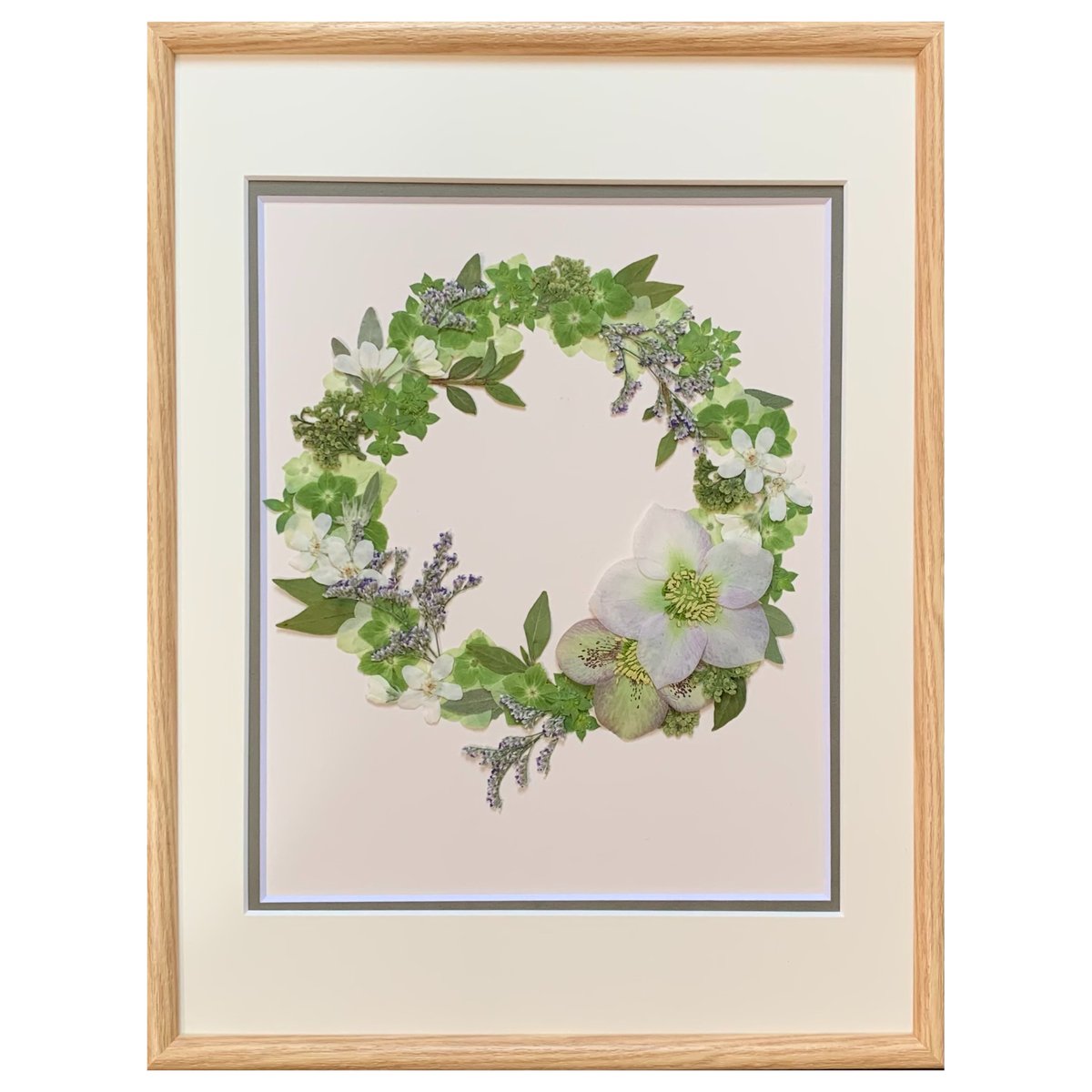 2025年8月～12月】押し花のお教室：1Dayレッスン：ナチュラルリース