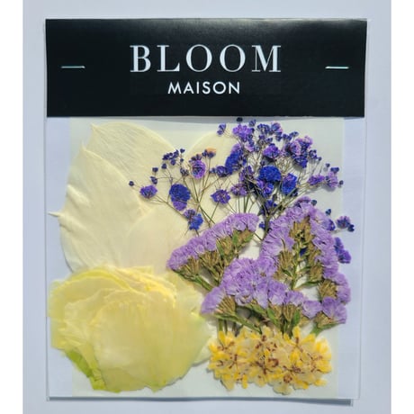 押し花｜花材セット ハイブリッドスターチス Pressed Flower Kit インテリア・ギフト・ウェルカムボードなどのハンドメイドに　F-1001 BLOOM MAISON