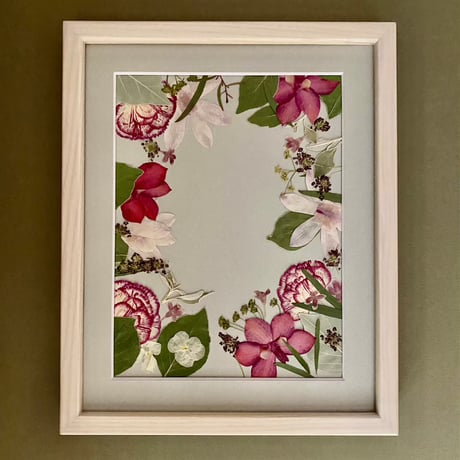 押し花のお教室：プティレッスン《フォトフレーム》