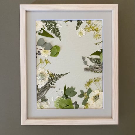 押し花のお教室：プティレッスン《フォトフレーム》