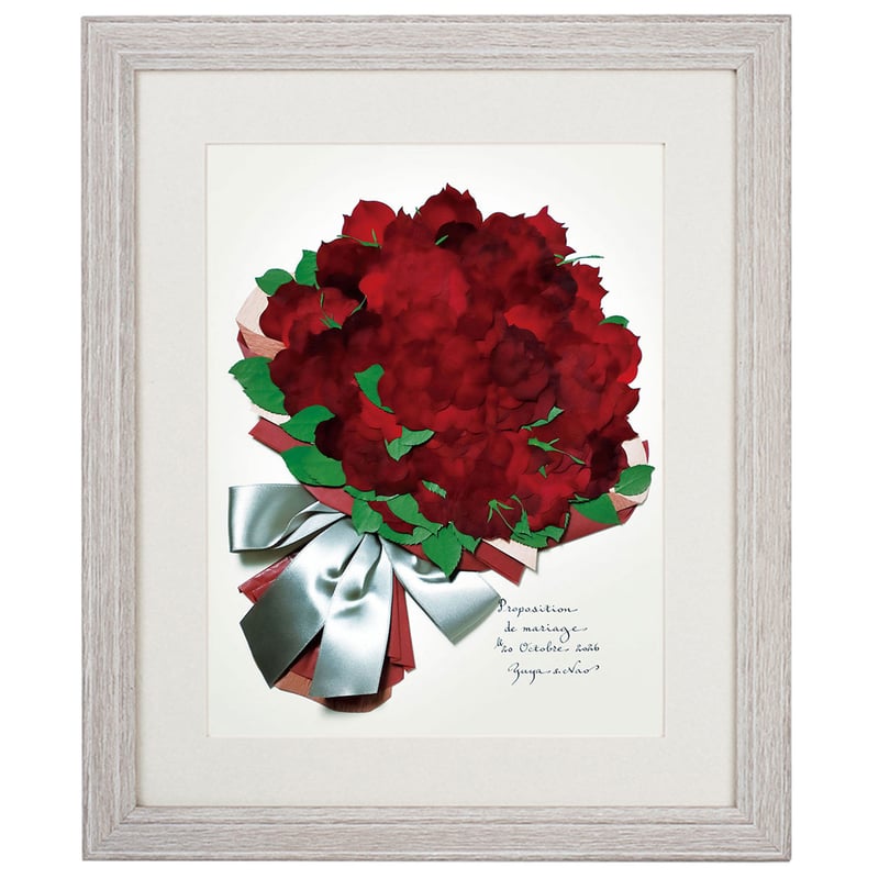 プロポーズ花束（押し花アート）：アンジュ L | BLOOM MAISON