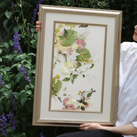 記念（お祝い）の花束を残す｜ブリエ　アートスタイル