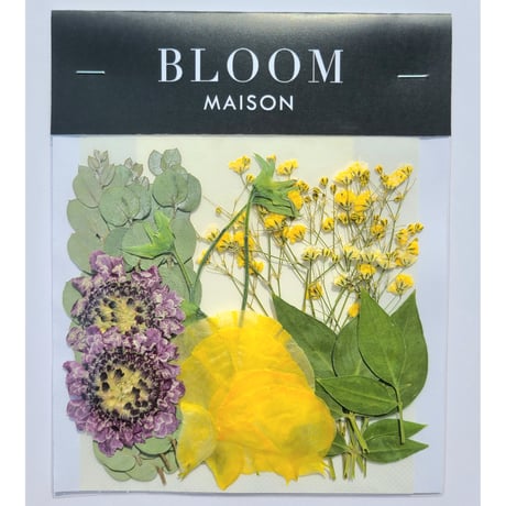 押し花｜花材セット スイートピー Pressed Flower Kit インテリア・ギフト・ウェルカムボードなどのハンドメイドに　F-970 BLOOM MAISON