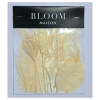 押し花｜花材セット レースフラワー Pressed Flower Kit インテリア・ギフト・ウェルカムボードなどのハンドメイドに　F-1088 BLOOM MAISON