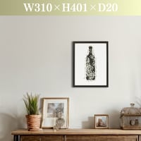 記念の花束を残す：Vin/ヴァン（ワインボトル）※オーダーメイド 30-RE