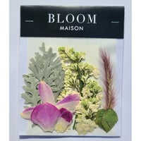押し花｜花材セット ライラック Pressed Flower Kit インテリア・ギフト・ウェルカムボードなどのハンドメイドに　F-951 BLOOM MAISON