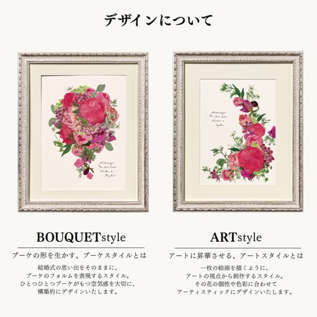 記念（お祝い）の花束を残す｜エクラS　アートスタイル