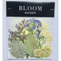 押し花｜花材セット ブルーファンタジア Pressed Flower Kit インテリア・ギフト・ウェルカムボードなどのハンドメイドに　F-979 BLOOM MAISON