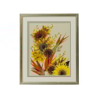 押し花ギフト【REGALOコレクション】ノブレス～華麗なる開花のとき～ ひまわりの押し花アート｜BLOOMART【創業・周年・還暦祝い】 W372×H448×D26（㎜）
