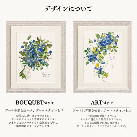 記念（お祝い）の花束を残す｜アンジュ L　アートスタイル