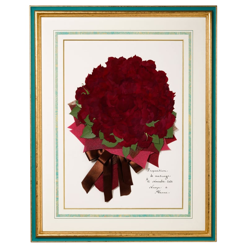 プロポーズ花束（押し花アート）：ボヌール | BLOOM MAISON