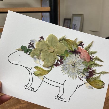 押し花のお教室：七夕限定！プティレッスン《イラスト×押し花》