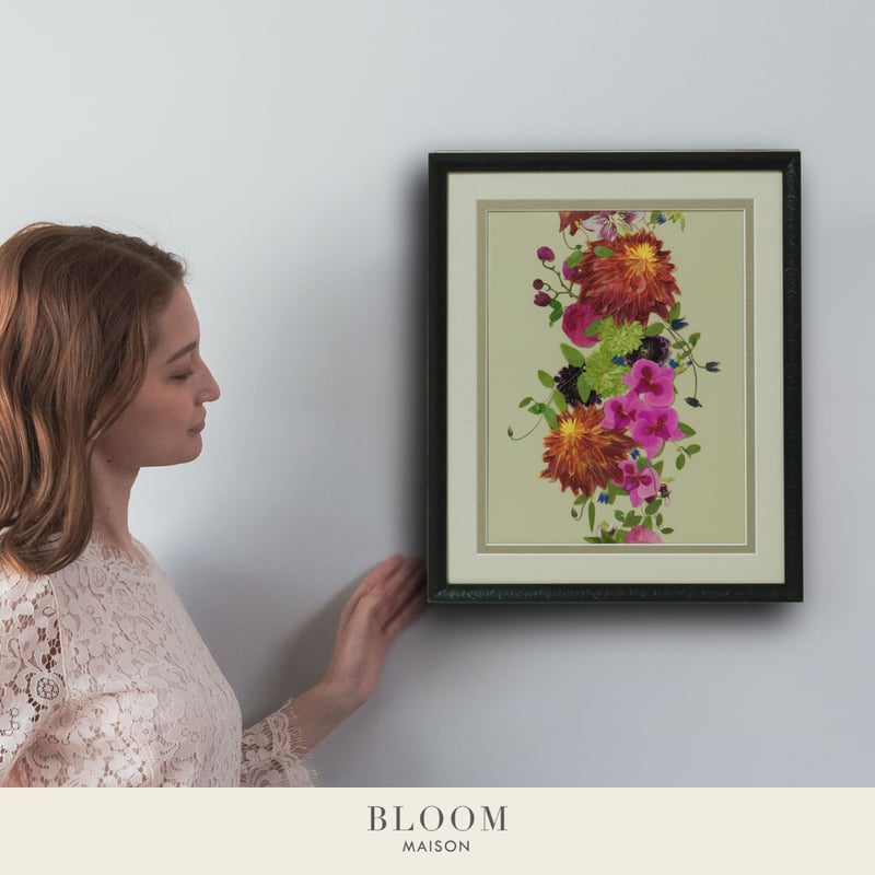 押し花ギフト【REGALOコレクション】ミル・フォア～連なる感謝