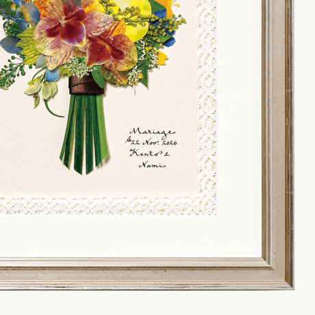 結婚式や挙式のブーケ（花束）：プティ（1枚）　ブーケスタイル