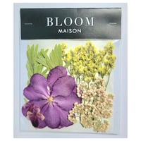 押し花｜花材セット モカラ Pressed Flower Kit インテリア・ギフト・ウェルカムボードなどのハンドメイドに　F-1090 BLOOM MAISON