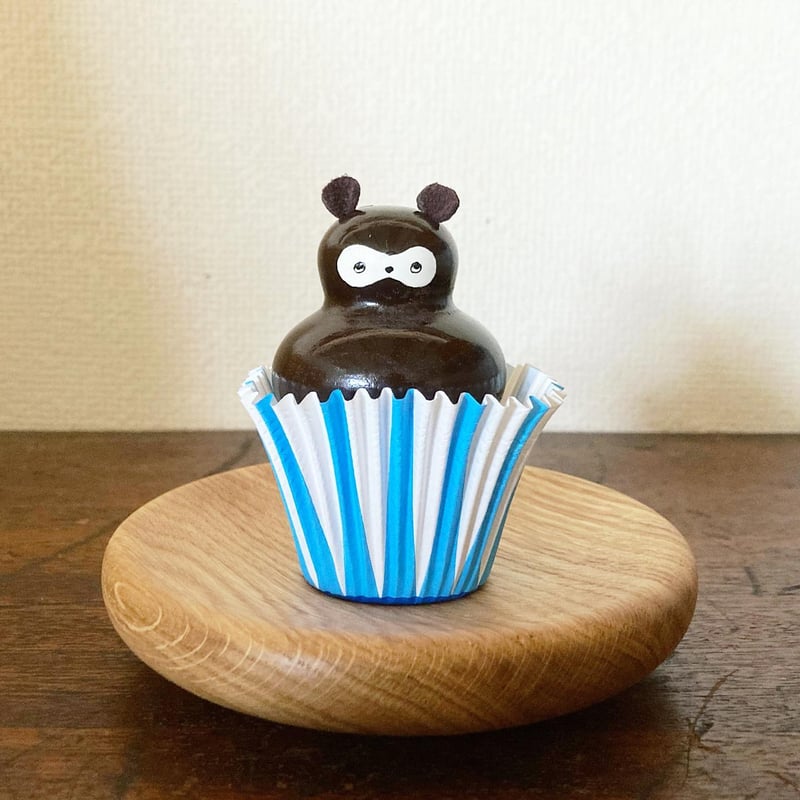 ほろほろ人形「カップケーキ」 たぬき | yamanomae