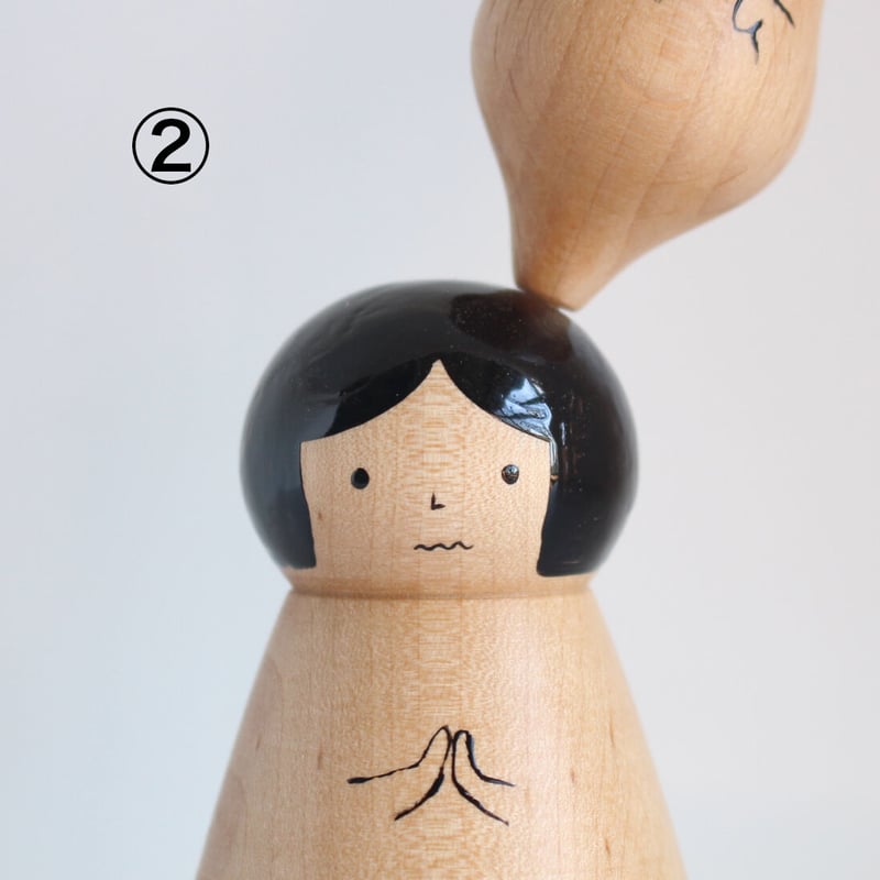 ほろほろ人形「オバケ」頭のせ 2023 | yamanomae