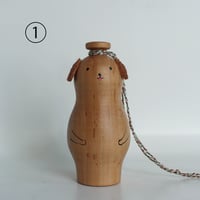 ほろほろ人形「イヌ一輪挿し」
