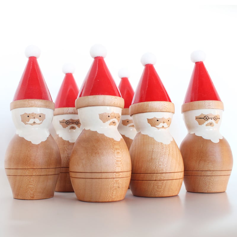 ほろほろ人形　木製人形 3体セット ほろほろ人形「サンタクロース」 | yamanomae