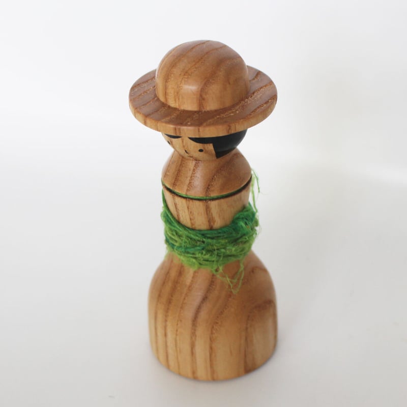 ほろほろ人形「糸巻き」黄緑の糸 | yamanomae