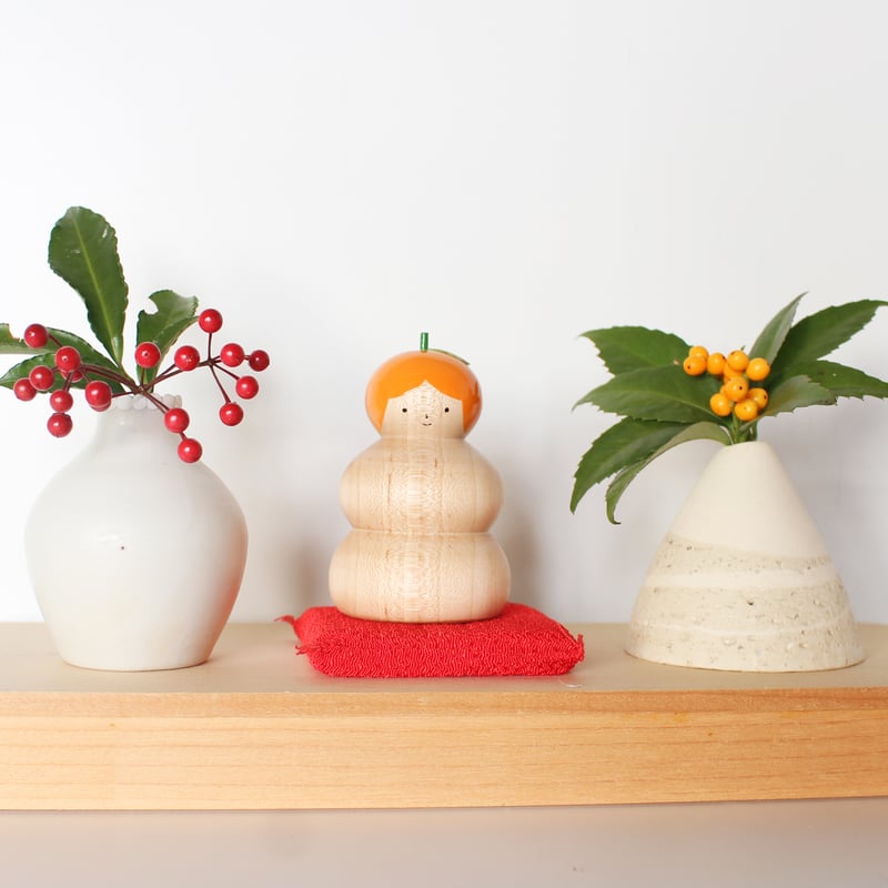 ほろほろ人形「鏡餅」 | yamanomae