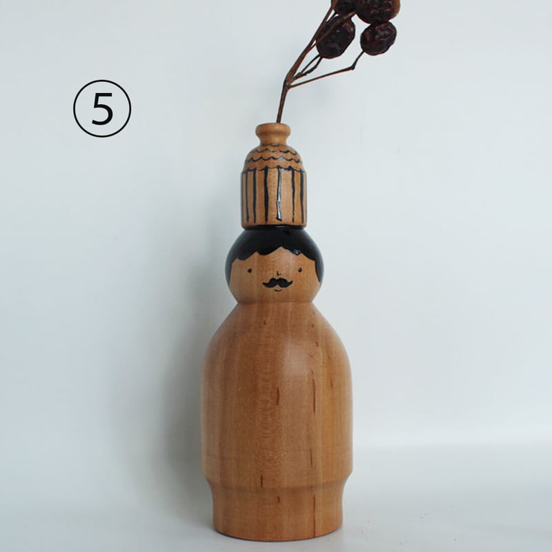 ほろほろ人形「壺のせ一輪挿し」Ⅰ | yamanomae